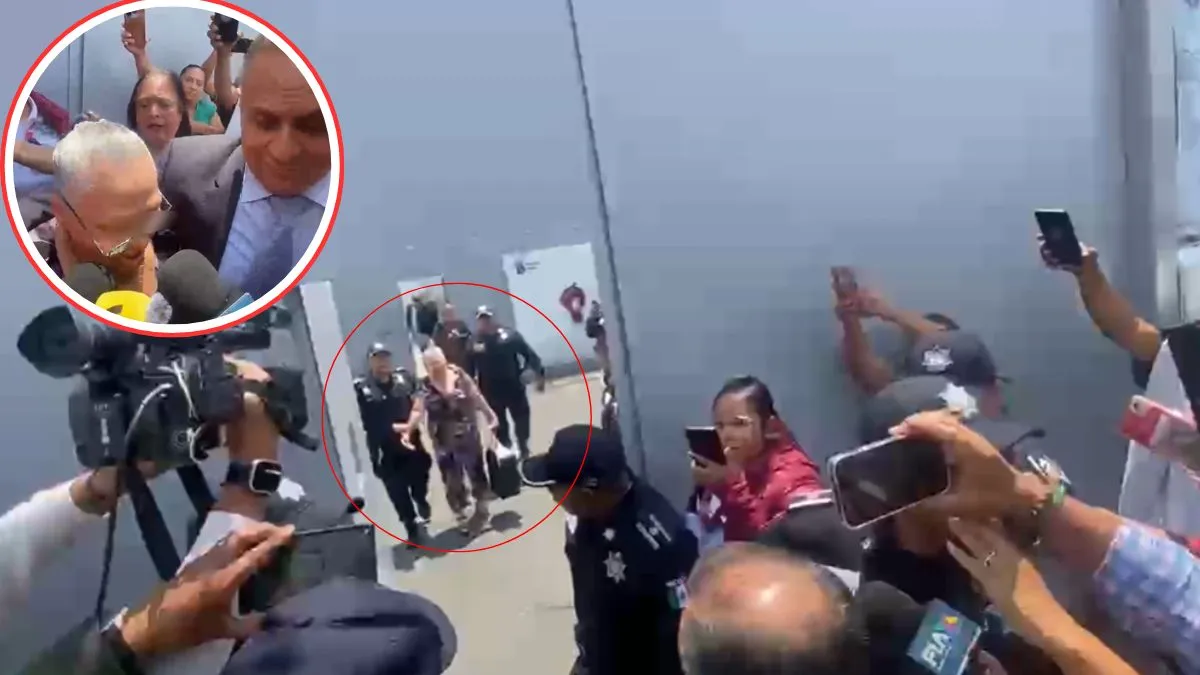 Doña Carlota abandona la prisión tras cambio de medida cautelar y su familia lo celebra [VIDEO]