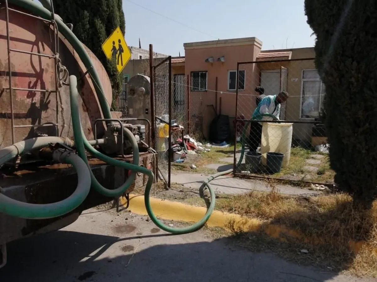 Demandan agua y drenaje comunidades de Nextlalpan, cercanas al AIFA