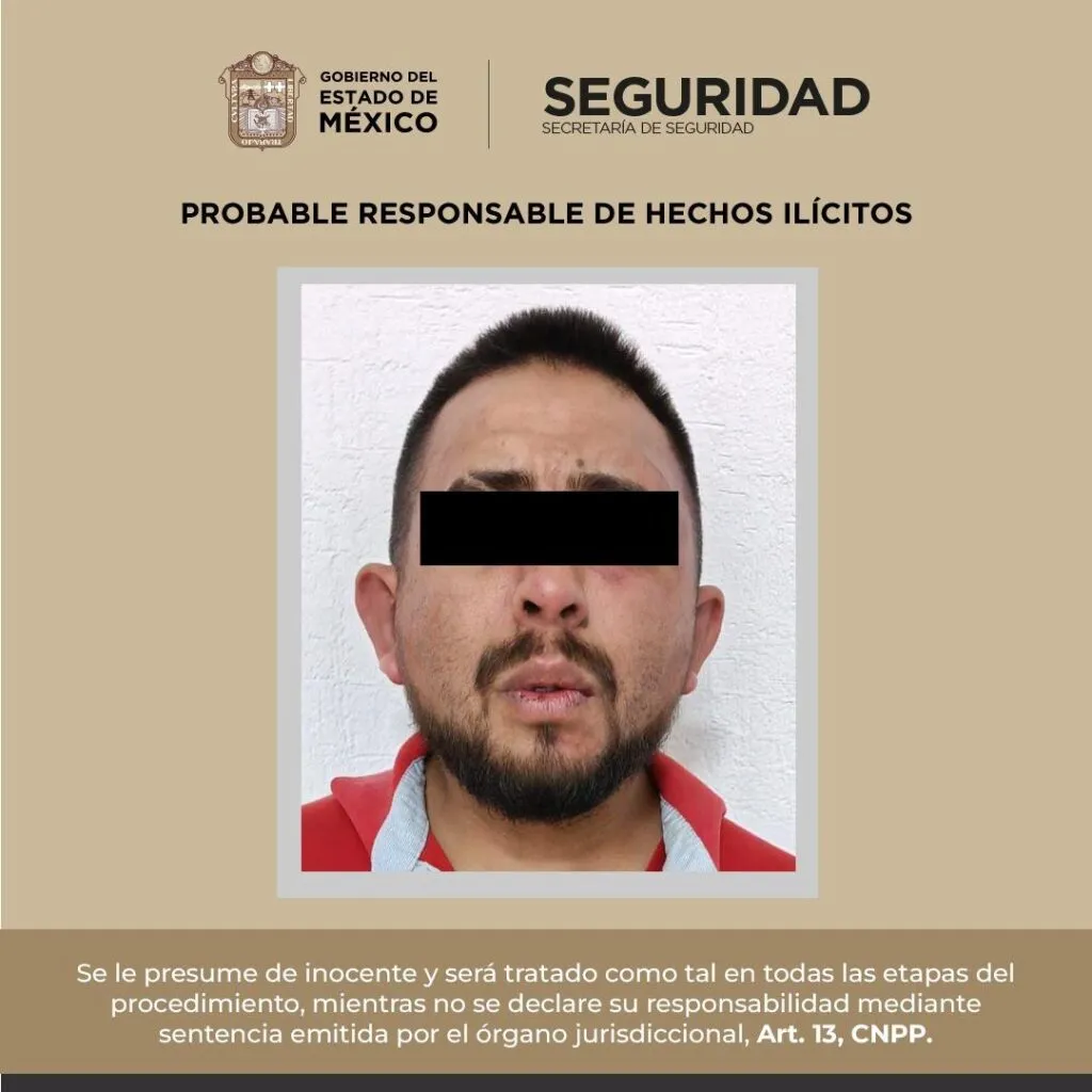Detienen a hombre y menor por presunta extorsión en Toluca