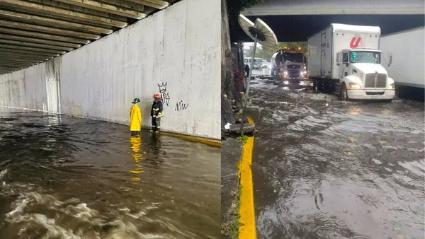 Lluvias afectan diferentes municipios del Valle de México