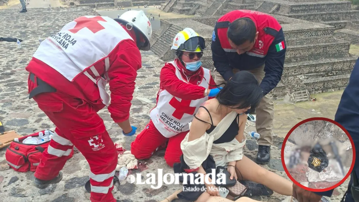 Autoridades aseguran arma, casquillos y cuchillo tras ataque en Teotihuacán