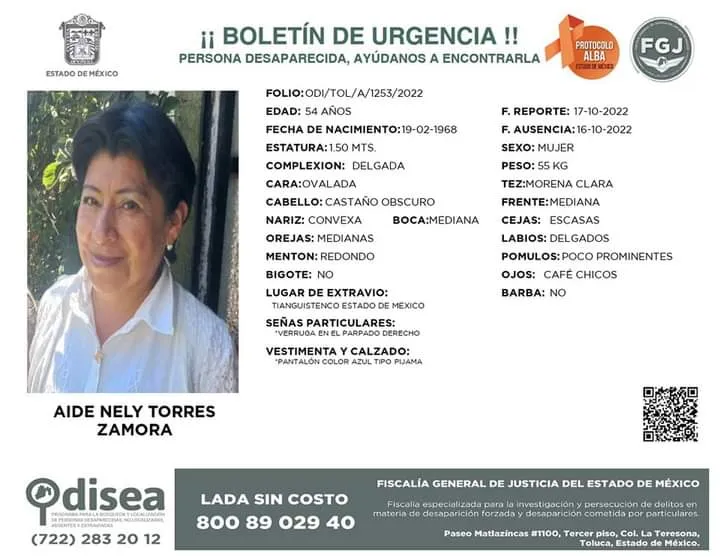 Desaparición, encuentro del cuerpo y funeral de Aidé Nely Torres, exigen justicia