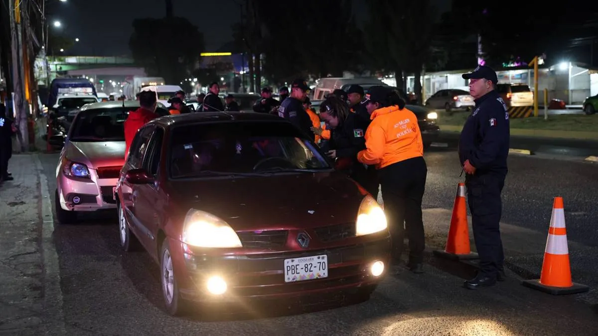 Por alcoholímetro en Ecatepec van 39 detenidos