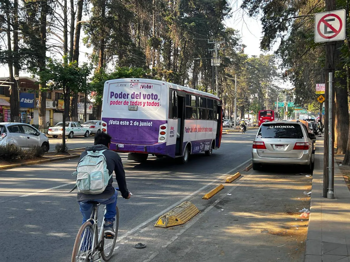 Edomex: Pese a déficit de infraestructura ciclista proliferan ciclovías abandonadas