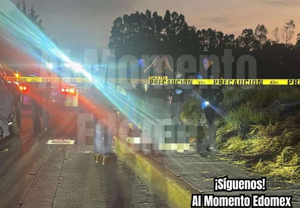 Joven motociclista muere tras derrapar cerca de Plaza Santín en Toluca