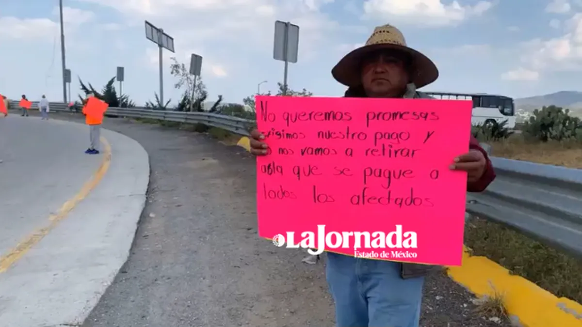 Nopaltepec: Ejidatarios reclaman pago de tierras usadas para el Arco Norte hace 18 años