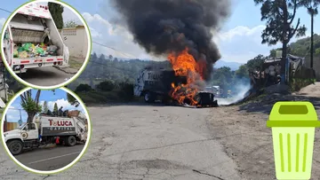 Quema de camión en Xona no afectará la recolección de basura en Toluca: Ayuntamiento