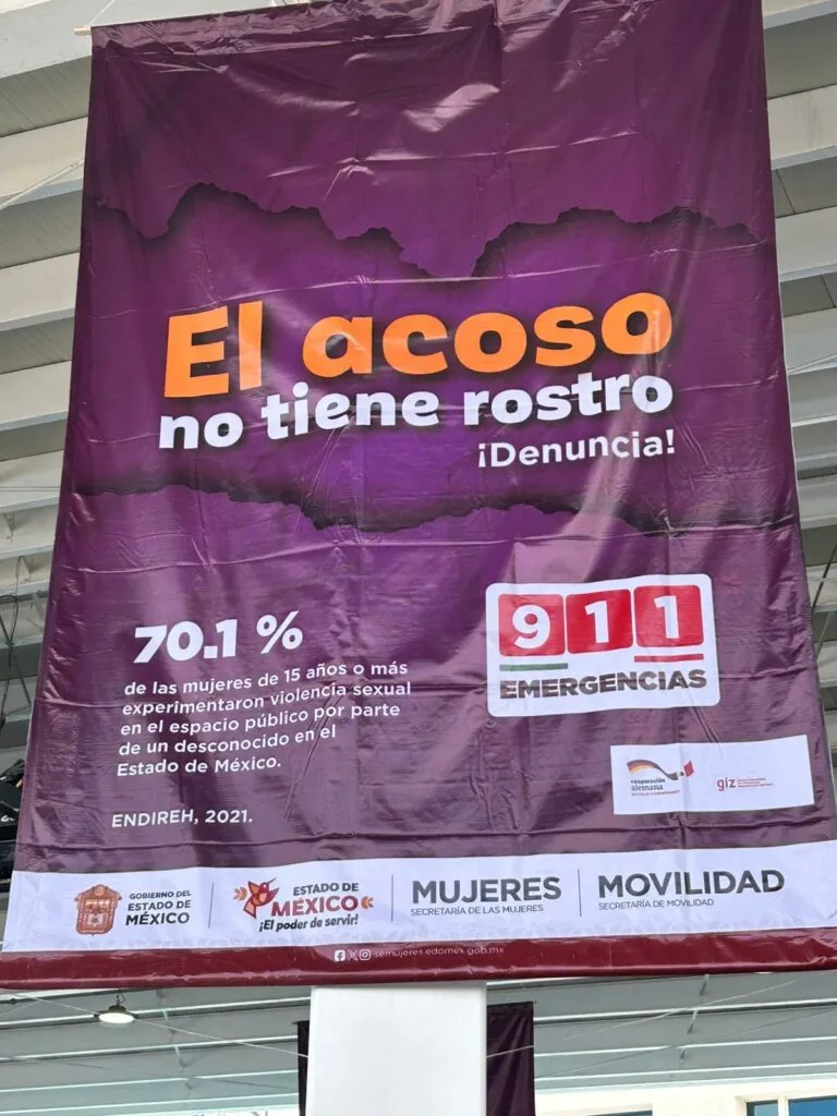 Lanzan campaña contra el acoso en el transporte público