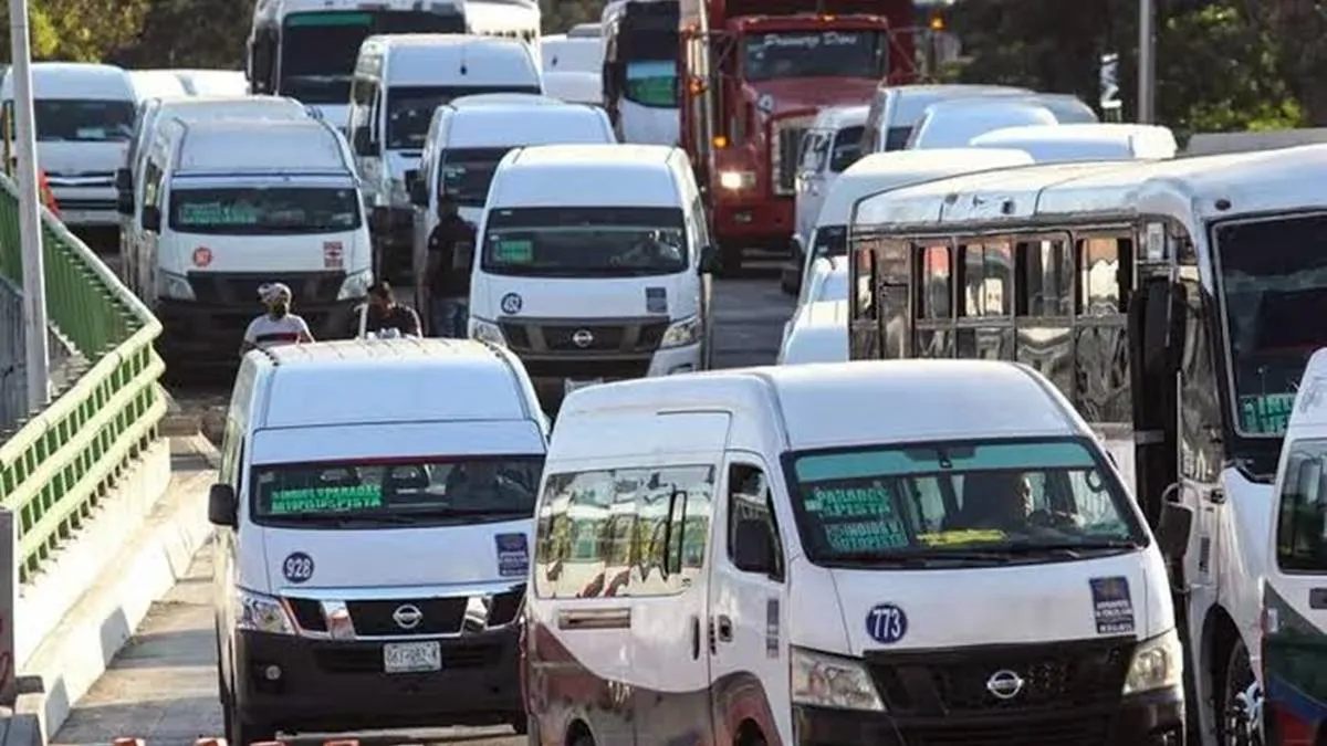 Cúpulas de transporte en el Estado de México exigen ajuste a la tarifa mínima