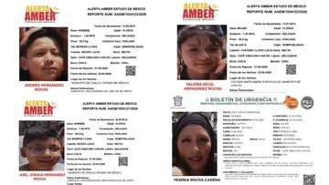 Alerta Amber y Odisea: Se busca a la familia Hernández Rocha; desaparecieron en Chalco