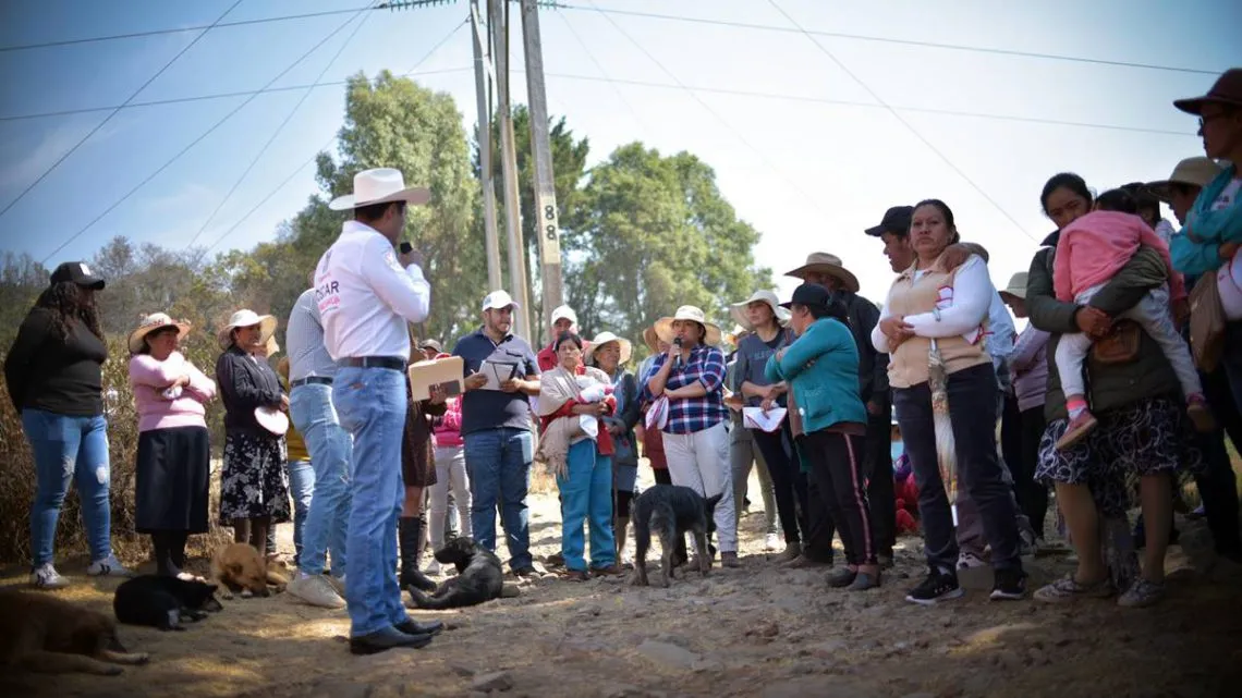 Almoloya de Juárez: Oscar Sánchez ofrece continuidad a los trabajos