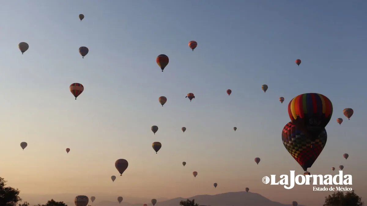 Temen que AIFA afecte vuelo de globos aerostáticos en Teotihuacán