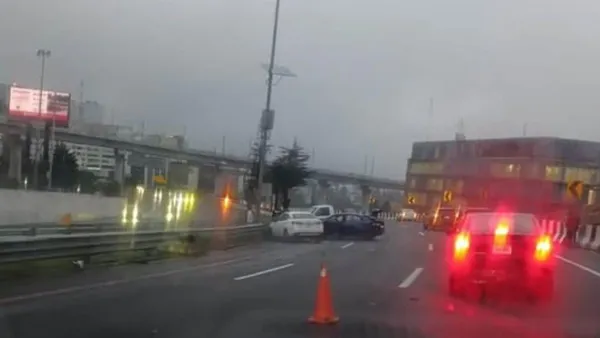 CDMX: Se registra carambola en Santa Fe