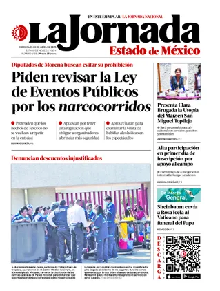 La Jornada Edomex | 23 de abril de 2025