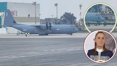 Avión militar de EU en Toluca no traía tropas ni misiles: Sheinbaum