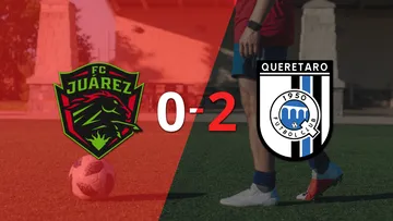 FC Juárez no pudo ante la contundencia de Querétaro y perdió por 2 a 0