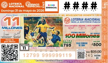 México 1970 y Argentina 1978 protagonizan los cachitos 11 y 12 del Álbum Retro, disponibles ya para el Zodiaco Especial del 31 de mayo