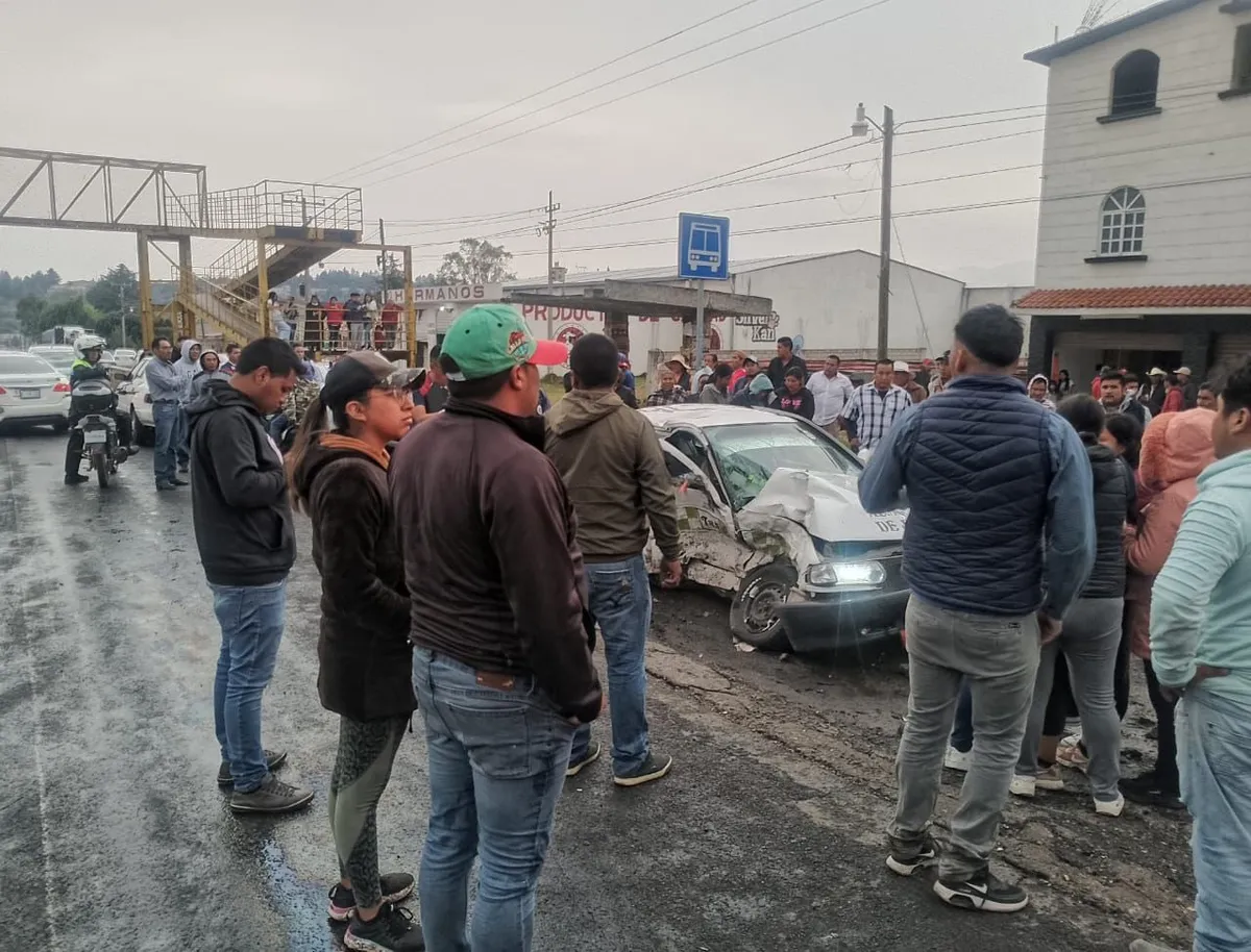 Accidente en la Toluca-Zitácuaro deja un muerto en Almoloya de Juárez
