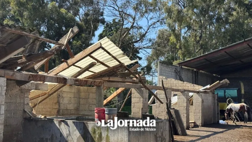Desbordamiento del río Sanabria en Tenango del Valle dañó a viviendas