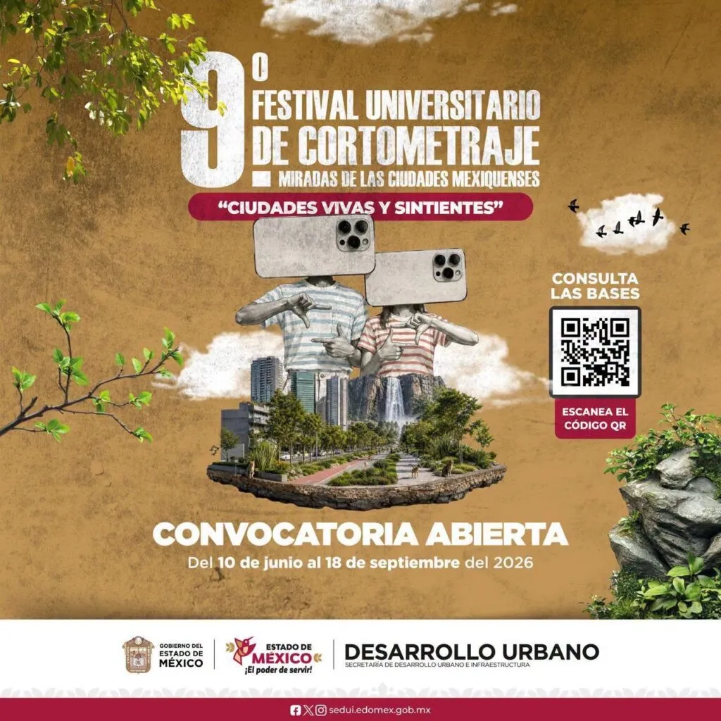 Festival Universitario de Cortometrajes Edomex 2026: Estudiantes podrán ganar hasta 40 mil pesos
