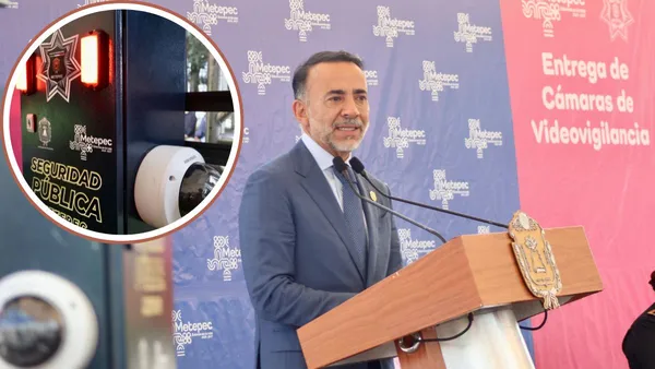 Fernando Flores blinda Metepec con cámaras de videovigilancia