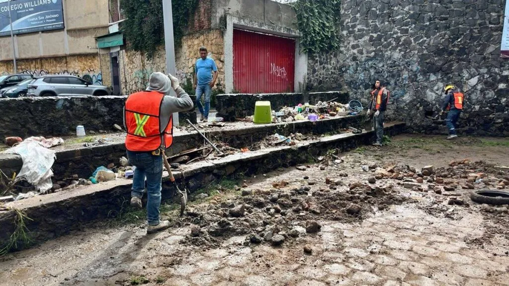 La Magdalena Contreras atiende deslaves e inundaciones de las últimas 48 horas