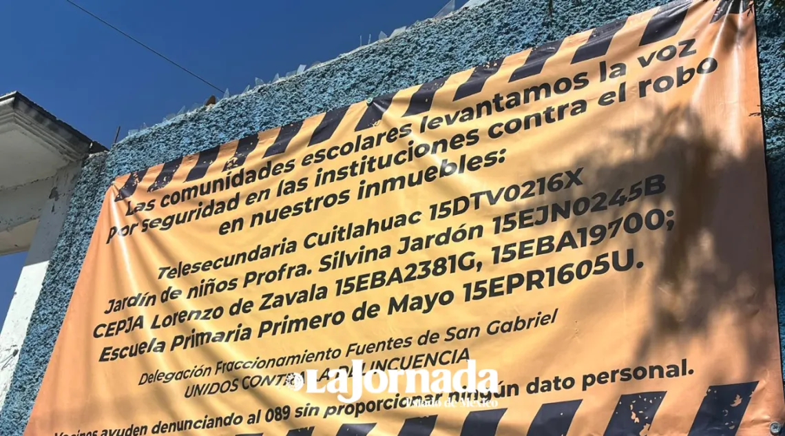 Metepec: Robos en escuelas, una constante en la colonia Infonavit San Gabriel