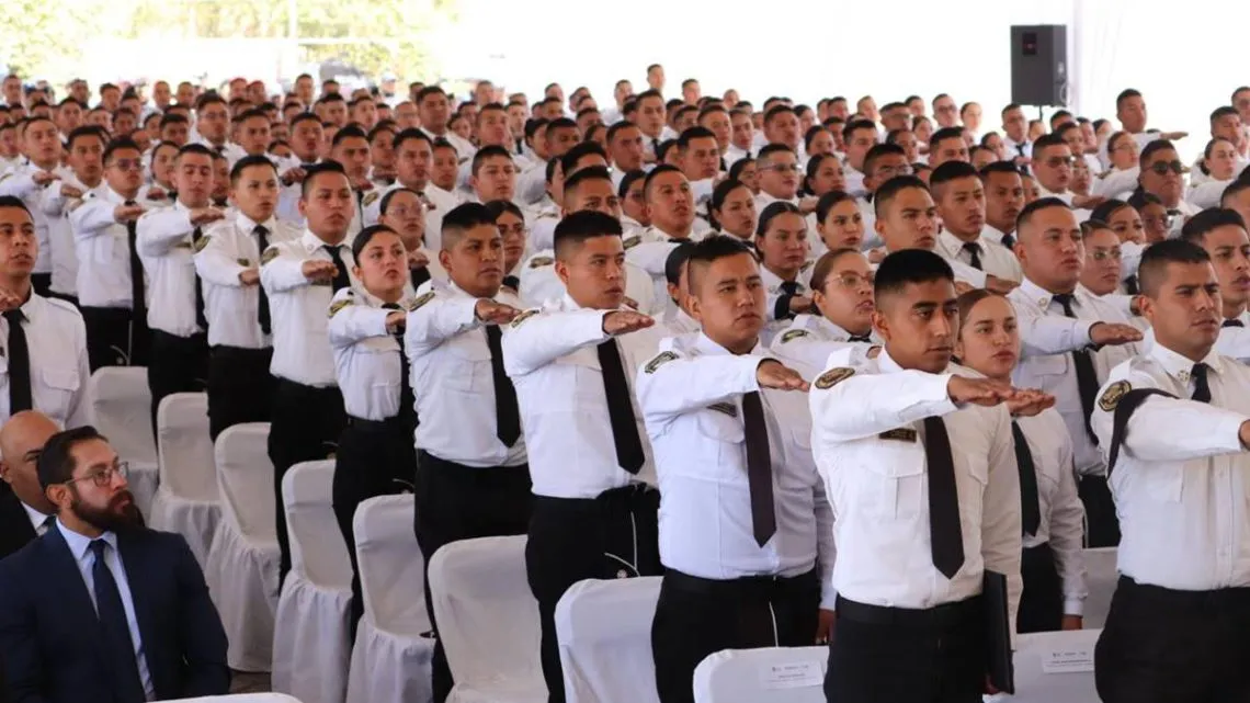 Secretaría de Seguridad del Edomex realiza ceremonia de graduación