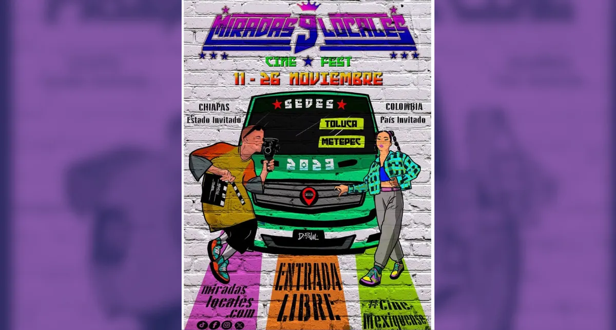 Cineteca Mexiquense, será sede del Festival Miradas Locales 9