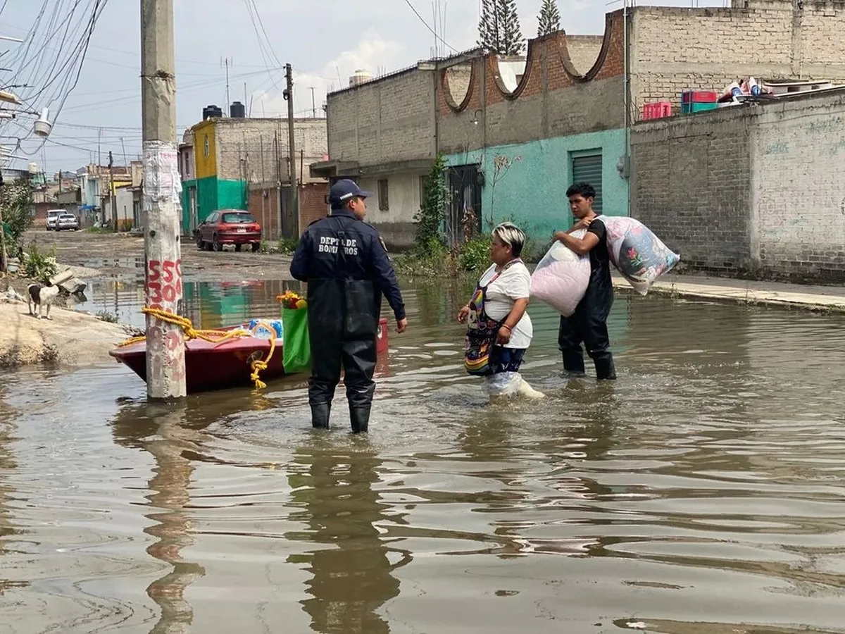 Poca afluencia de votantes en zona afectada por inundaciones en Chalco