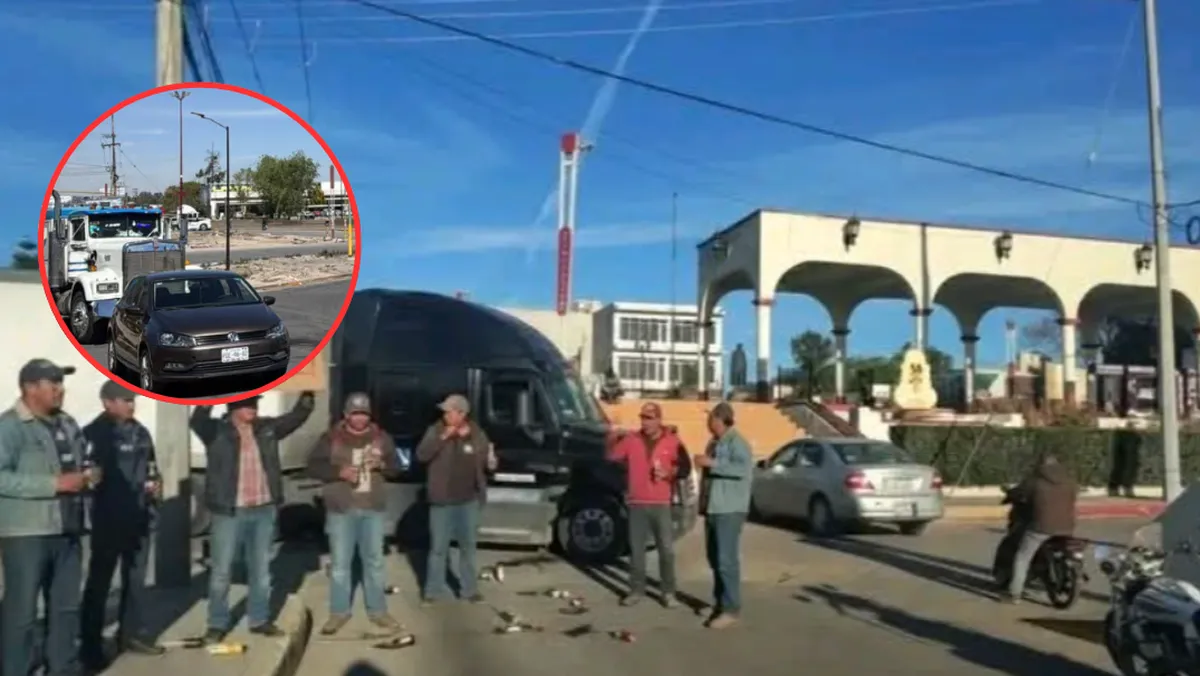 Caos en Teoloyucan: Traileros bloquean avenidas tras restricciones del Bando Municipal 2026