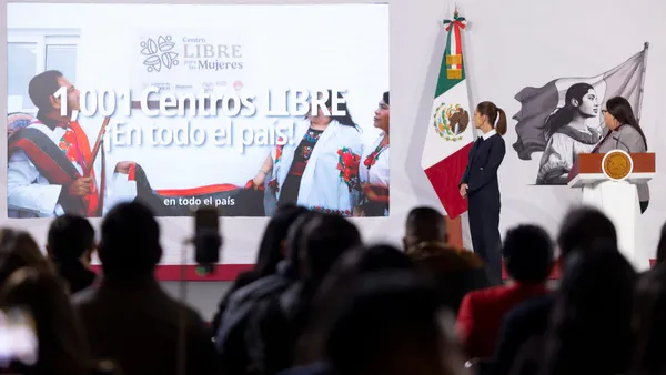 Gobierno federal ampliará los centros LIBRE para mujeres con el objetivo de llegar a mil municipios del país.