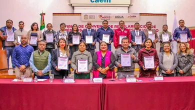 GEM y 23 municipios firman convenio para garantizar el abasto de agua