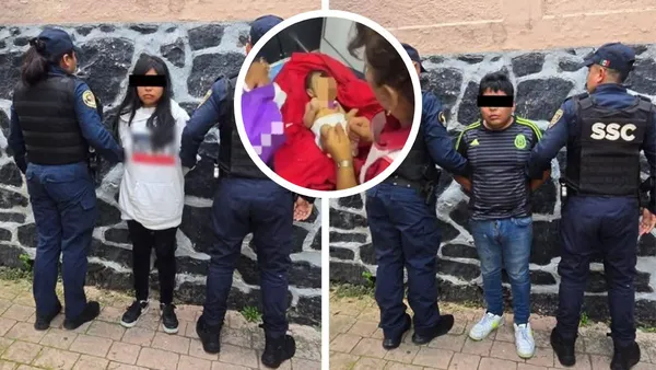 CDMX: Detienen a pareja que abandonó a su bebé en Tacubaya; dicen fue por falta de dinero