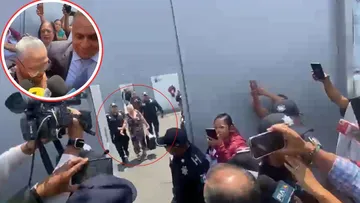 Doña Carlota abandona la prisión tras cambio de medida cautelar y su familia lo celebra [VIDEO]