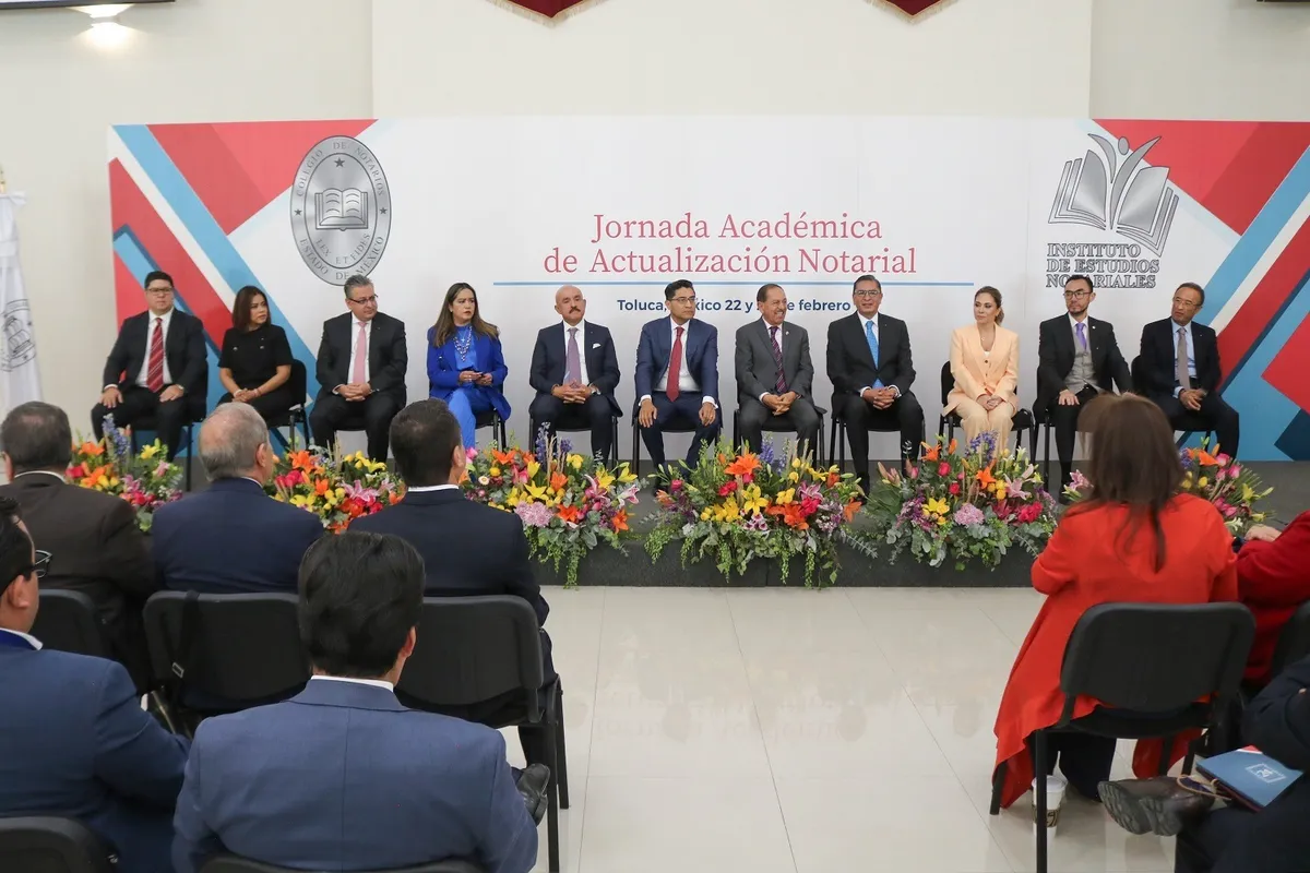 Gobierno del Edomex reconoce el compromiso de las Jornadas de Actualización Notarial