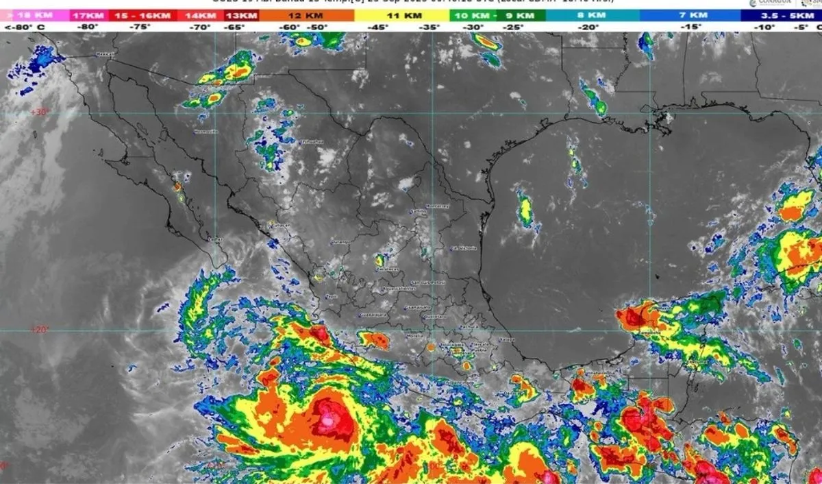 “Narda” se intensificará a huracán categoría 1 este martes: SMN