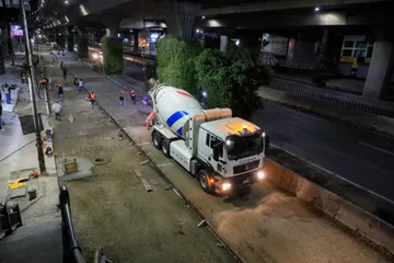 Naucalpan transforma el Periférico con concreto hidráulico de última generación
