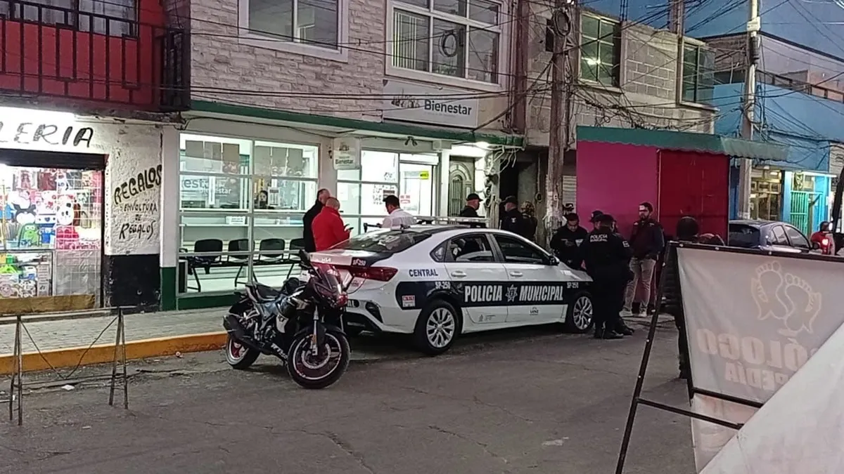 Los Reyes La Paz: Asaltan Banco del Bienestar