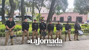 Policía de Toluca afina tambores y cornetas para marchar el 16 de septiembre