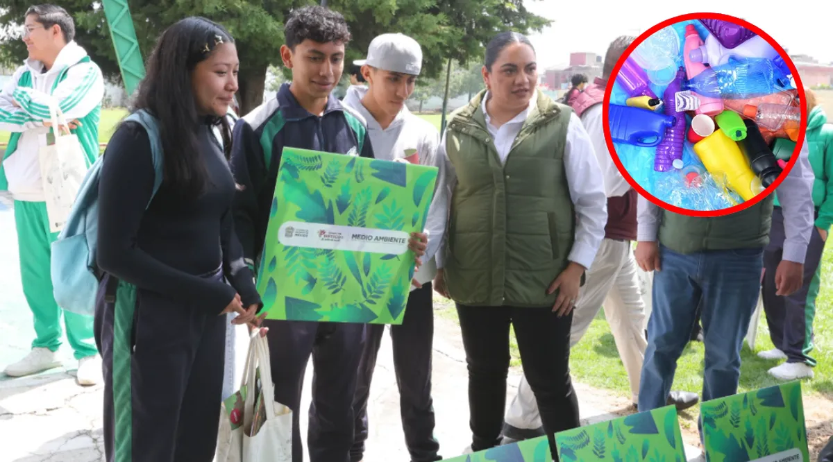 Edomex: promueven cultura del reciclaje entre jóvenes con “Un día sin bolsa de plástico”