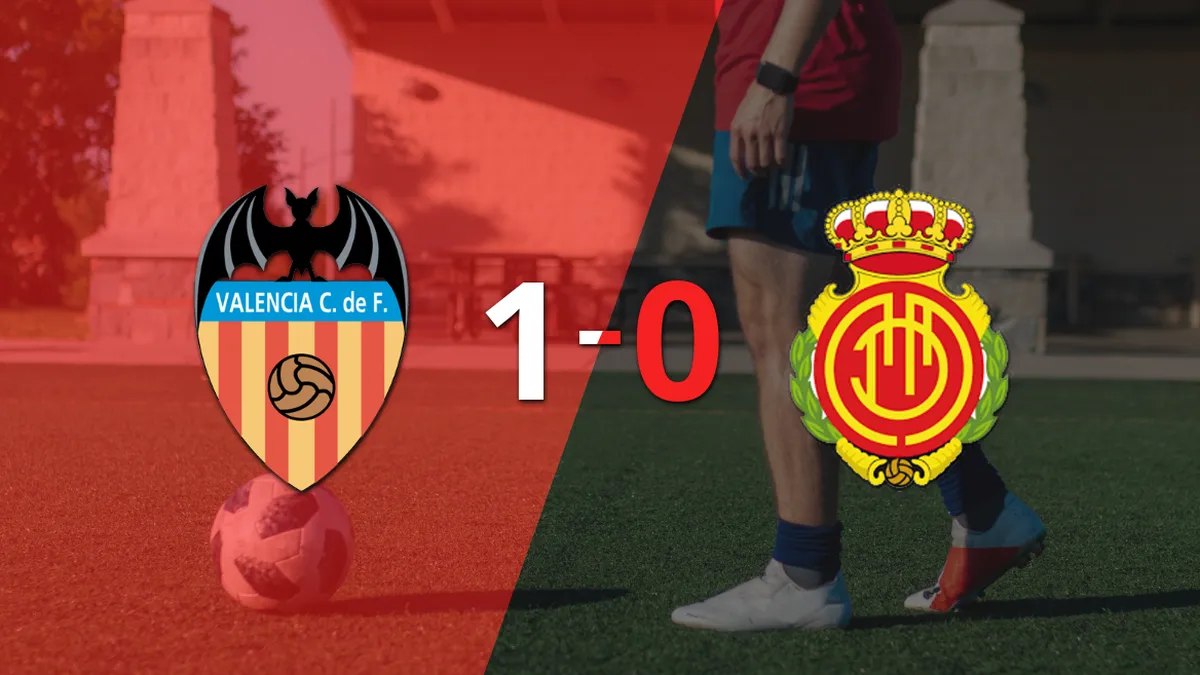 A Valencia le alcanzó con un gol para derrotar a Mallorca en el estadio Mestalla