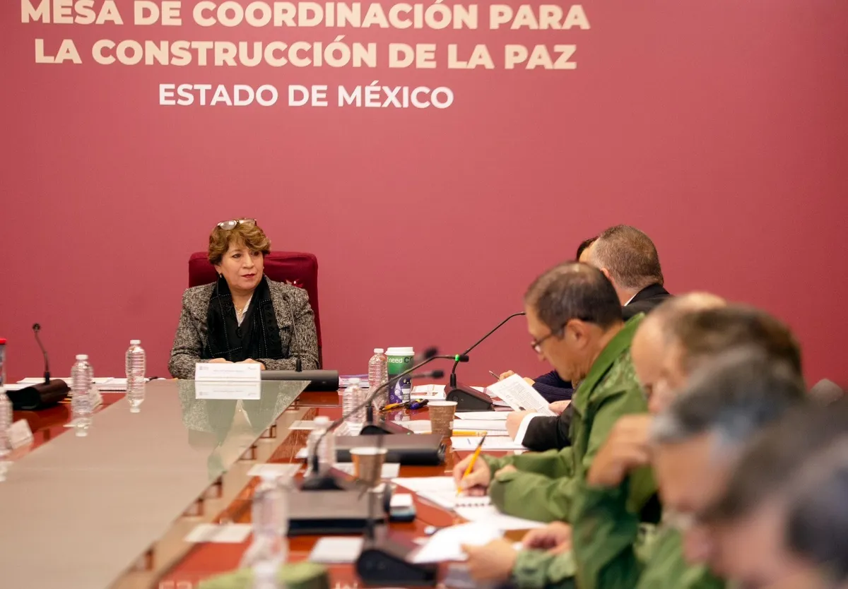 Delfina Gómez renueva compromiso para combatir a la delincuencia 