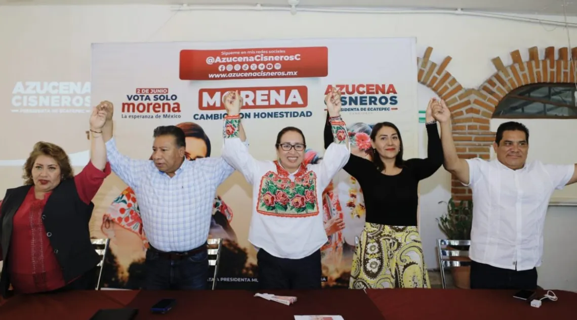 Azucena Cisneros Coss anuncia que Ecatepec tendrá Red de Vecinas Vigilantes