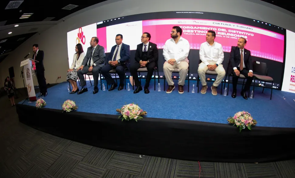 Naucalpan se consolida como sede global: Recibe el distintivo “Destino de Reuniones” del Gobierno del Edomex