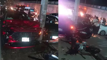 Conductor ebrio provoca nueva carambola frente a la Clínica 200 de Tecámac