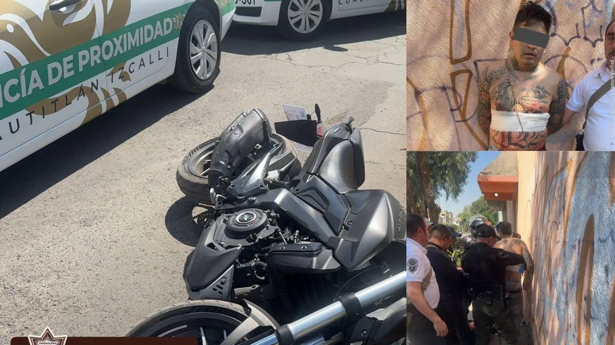Policía de Cuautitlán Izcalli frustra robo y captura a dos presuntos responsables tras persecución