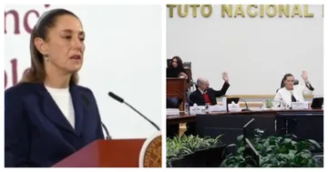 Claudia Sheinbaum desde Palacio Nacional habla del presupuesto para el INE.