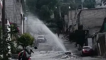 Fugas de agua persisten en Chimalhuacán; hay al menos 6 activas