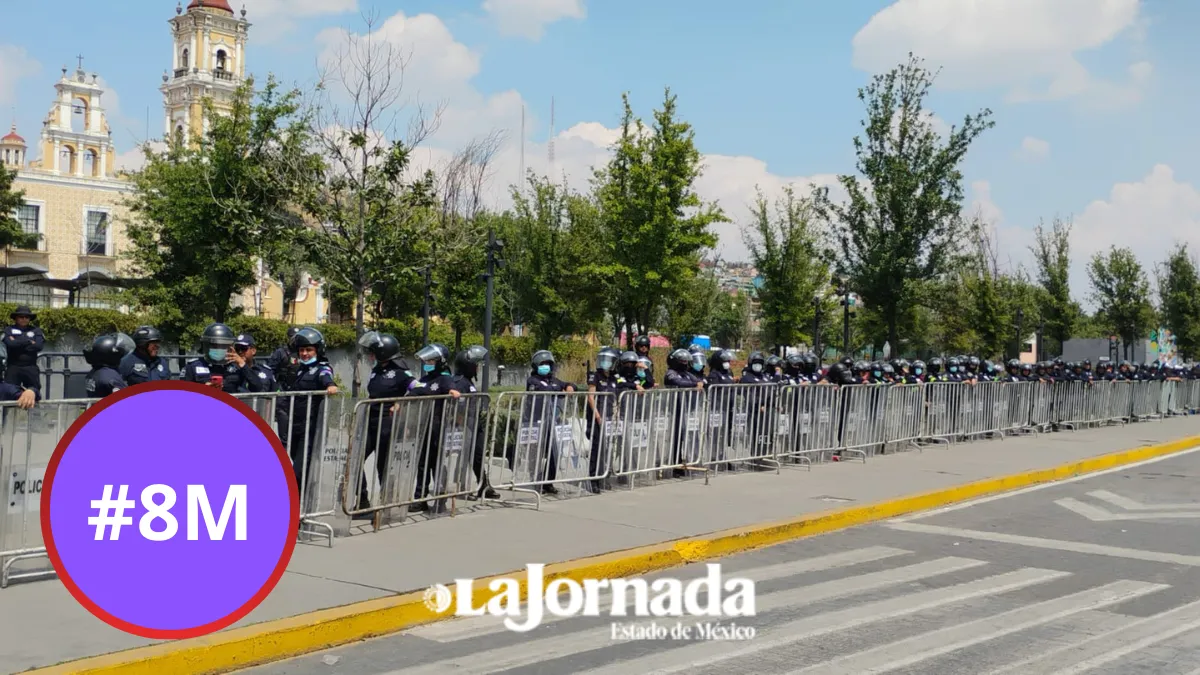 Saldo blanco en movilizaciones por 8M en Edomex